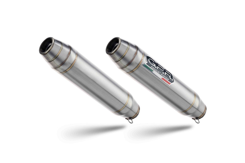Aprilia Dorsoduro 750 2008-2016 Exhaust GPR Double Slip-on Deeptone Inox - photo 1