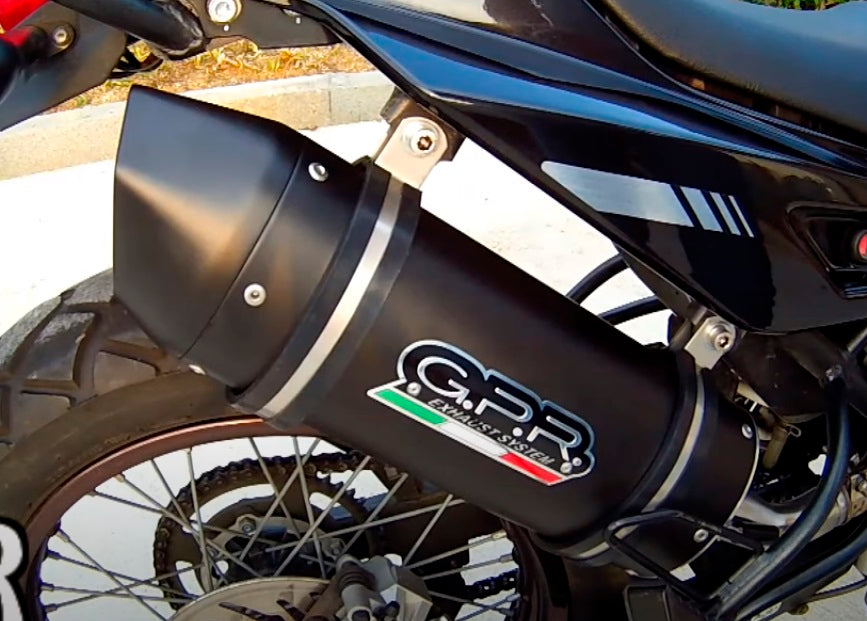 Derbi Senda Drd 125 R - SM 2009-2013 Exhaust GPR Slip-on Furore Nero
