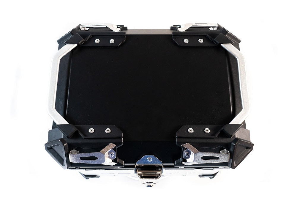 Honda Transalp 750 2025-2026 GPR Tech 45L Aluminum Top Case, Silver with Mounting Plate - photo 17