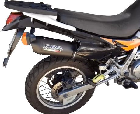 Honda Dominator Nx 650 1988-2001  Exhaust GPR Mid-Line Furore Nero
