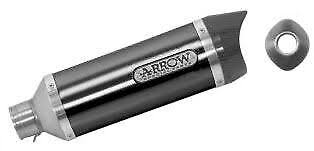 Arrow Suzuki GSXR 600 750 '08/10 Homologated Aluminium Dark Thunder Silencer With Carbon End Cap 71729akn