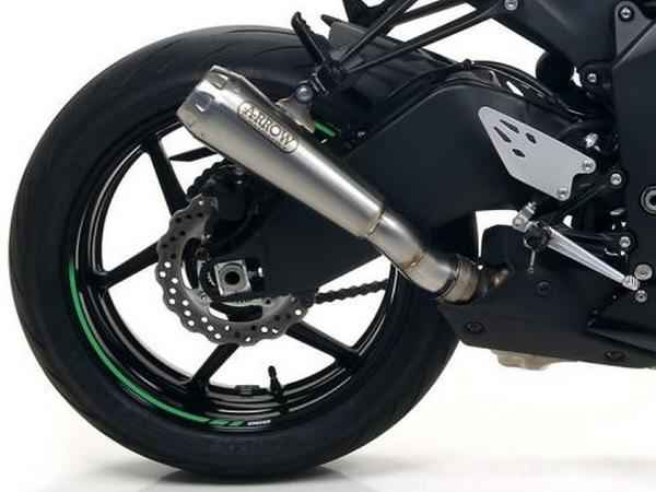 IN STOCK Arrow Pro-Race Slip-on Exhaust Nichrome with Steel End