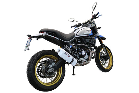 Ducati Scrambler 800 Urban Motard 2021-2023 Exhaust GPR Slip-on Albus Ceramic