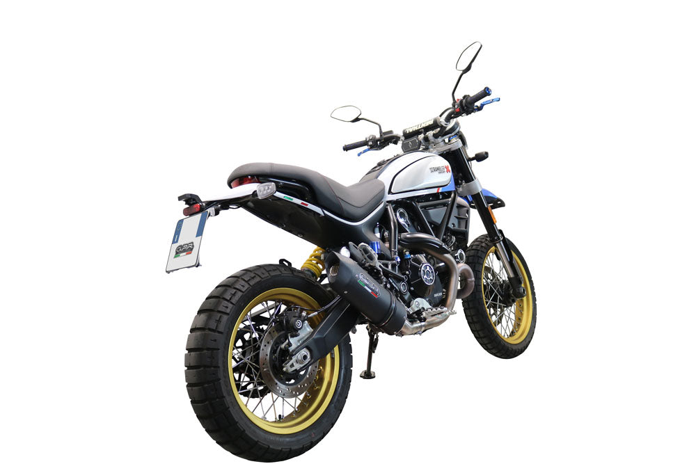 Ducati Scrambler 800 Nightshift 2021-2022 Exhaust GPR Slip-on Furore Nero