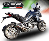 Ducati Multistrada 1260 2018-2020 Exhaust GPR Slip-on M3 Titanium Natural