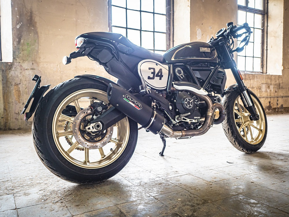 Ducati Scrambler 800 2017-2020 Exhaust GPR Slip-on Furore Nero