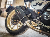 Ducati Scrambler 800 2017-2020 Exhaust GPR Slip-on Furore Nero