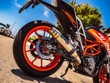 KTM RC125 2017-2020 Exhaust GPR Slip-on Deeptone Inox