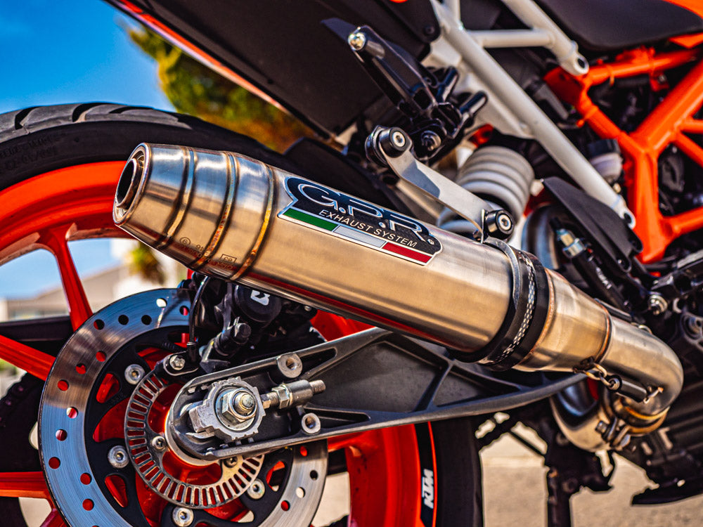 KTM 390 DUKE 2017-2020 Exhaust GPR Slip-on Deeptone Inox