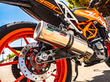 KTM Rc 125 2017-2020 Exhaust GPR Slip-on M3 Inox 