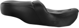 Asiento de sofá de carretera SADDLEMEN con cubierta acolchada - Negro - FLH/FLT '99-'07 897-06-181