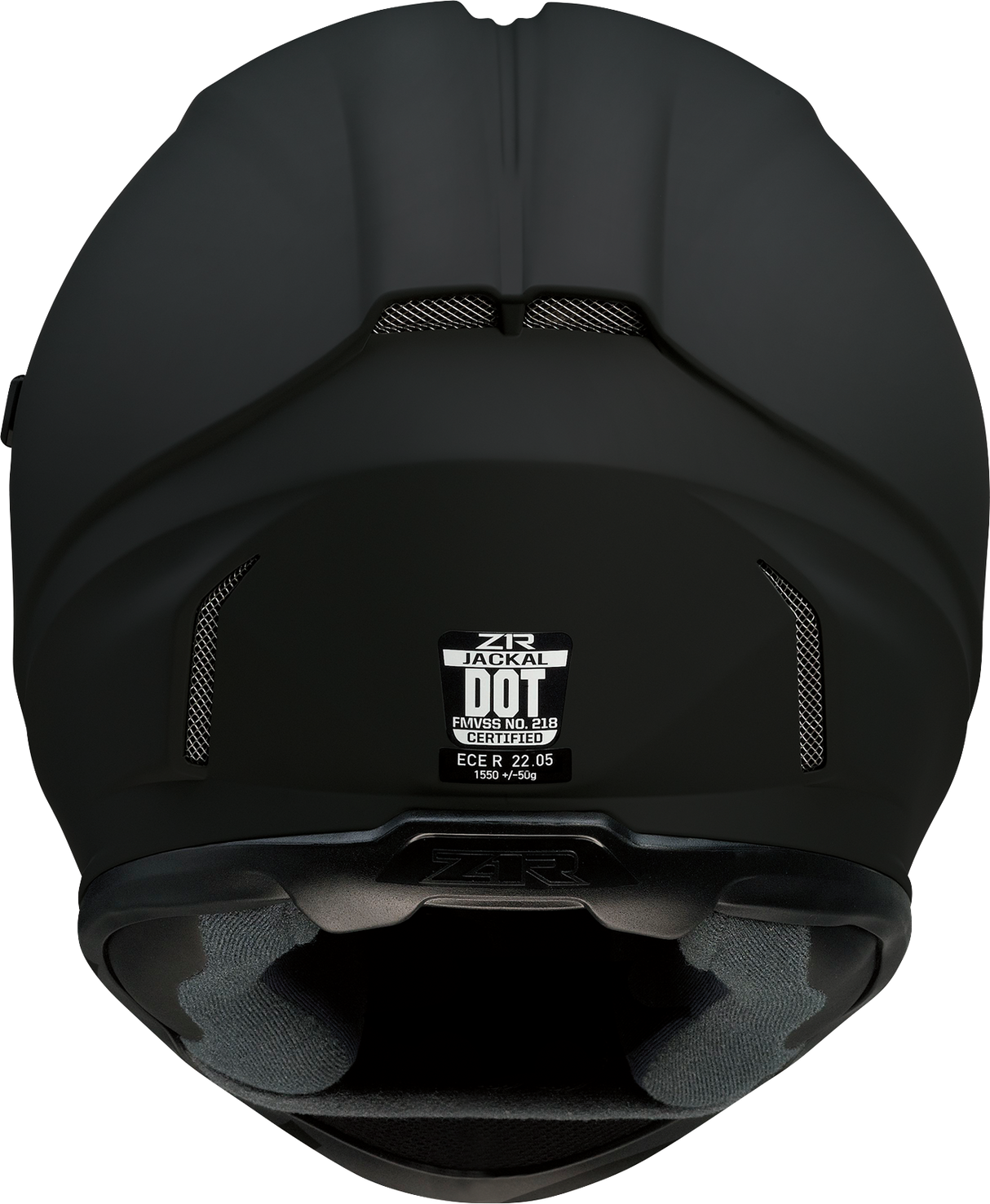 Casco de moto Z1R Jackal - Negro mate - Ahumado - XS 0101-13992 
