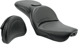 Asiento SADDLEMEN - Explorer - Con respaldo - Cosido - Negro - FXDWG '04-'05 804-05-0301