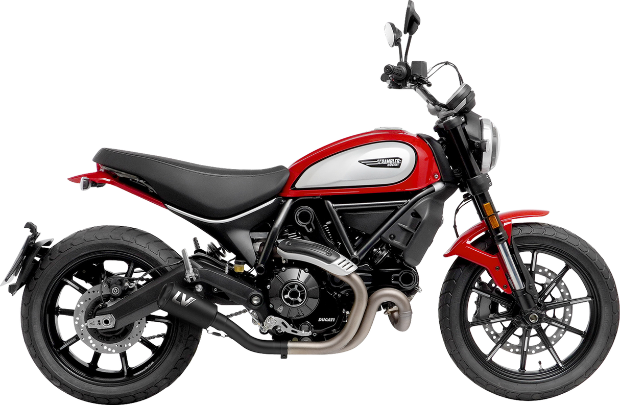 Silenciador deslizante LEOVINCE LV-10 - Negro completo 15250FB