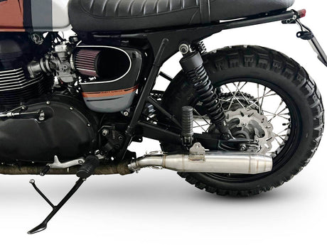 Triumph BONNEVILLE T100 2001-14  Exhaust GPR Double Slip-on Deeptone Inox
