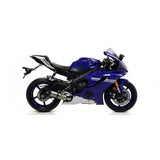 Escape Arrow Thunder 71863AK de aluminio con tapa de carbono para Yamaha YZF-R6 08-25
