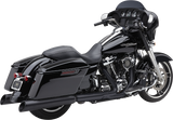Silenciadores COBRA Serie NH de 4-1/2" - Negros 6289RB 
