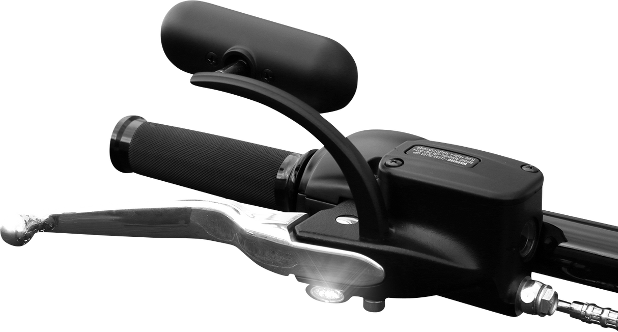 Intermitente delantero LED 2 en 1 para motocicleta KODLIN con luz de marcha - Negro K68500