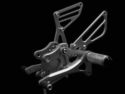 Suzuki GSXR 600/750 Rearsets Black
