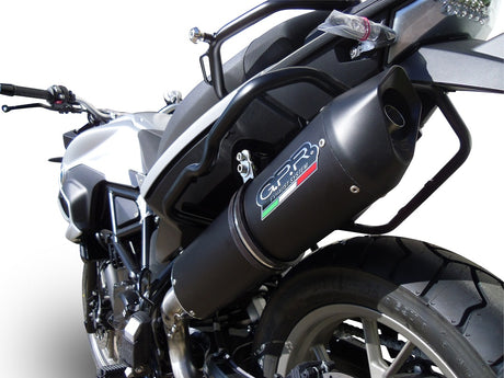 Bmw F700GS 2016-2018 Exhaust GPR Slip-on Furore Evo4 Nero