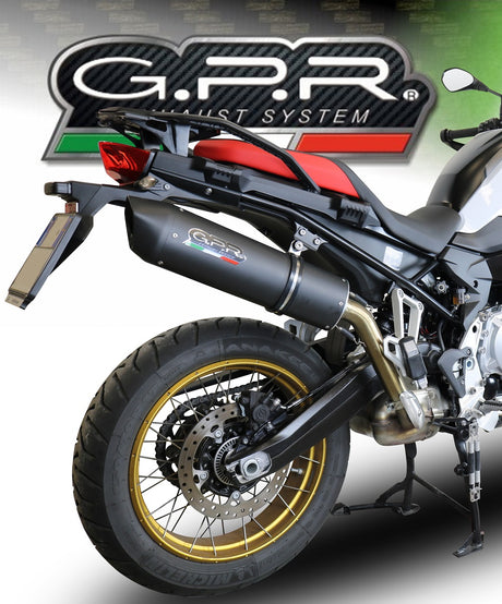 Bmw F750GS 2018-2020 Exhaust GPR Slip-on Furore Evo4 Nero