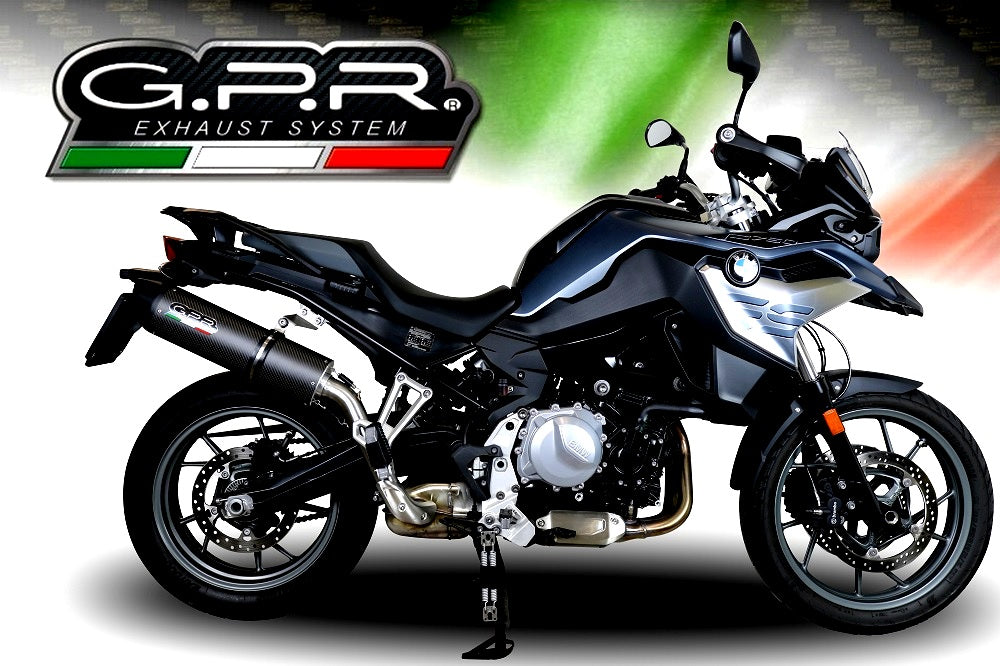 Bmw F750GS 2018-2020 Exhaust GPR Slip-on Furore Evo4 Nero