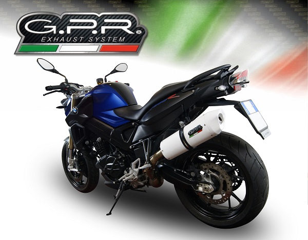 Bmw F800R 2009-2014 Exhaust GPR Slip-on Albus Ceramic