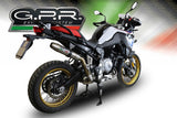 Bmw F850GS - Adventure 2018-2020 Exhaust GPR Slip-on Deeptone Inox