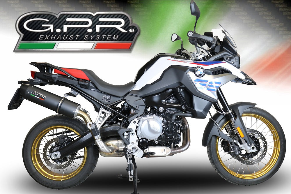 Bmw F850GS - Adventure 2021-2024 Exhaust GPR Slip-on Furore Evo4 Nero