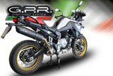Bmw F850GS - Adventure 2018-2020 Exhaust GPR Slip-on Furore Evo4 Nero