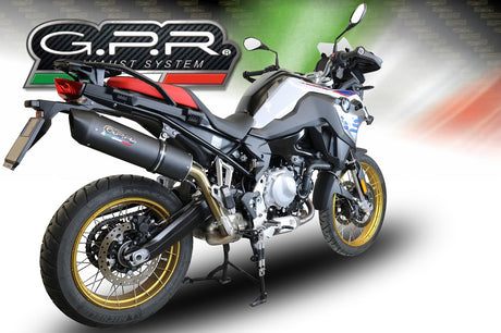 Bmw F850GS - Adventure 2018-2020 Exhaust GPR Slip-on Furore Evo4 Nero