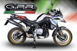 BMW F900GS Adventure 2024-2026 Exhaust GPR Slip-on Grand Prix Evo Black Titanium