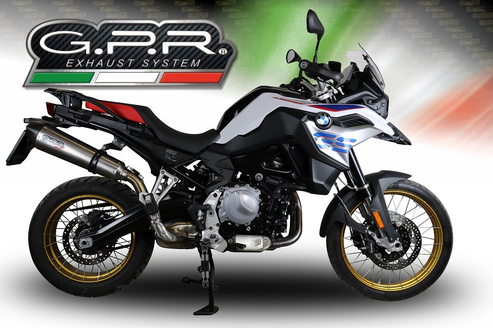 BMW F850GS - Adventure 2018-2020 Exhaust GPR Slip-on Grand Prix Evo Titanium