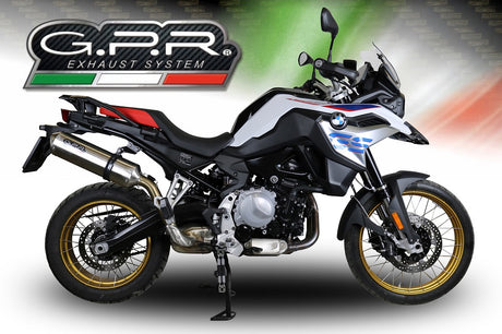 Bmw F850GS - Adventure 2018-2020 Exhaust GPR Slip-on Satinox 