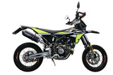 Fantic Motor 125 XEF Enduro Competition/Performance 2021-2024 Exhaust GPR Slip-on Furore Evo4 Poppy