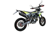 Fantic Motor 125 XMF Motard Competition/Performance 2021-2024 Exhaust GPR Slip-on Furore Evo4 Nero