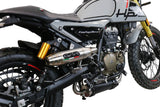 F.B. Mondial HPS 125 2021-2023 Exhaust GPR Full System Deeptone Inox - photo 6