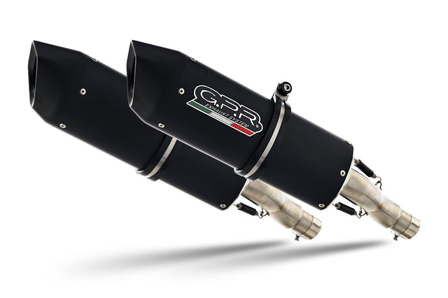 Aprilia Pegaso i.e. 2001-2004 Exhaust GPR Double Slip-on Furore Nero