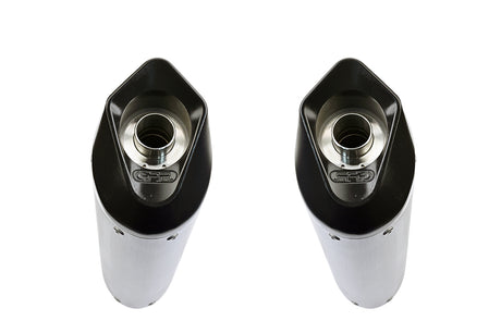 Triumph Speed Triple 1050 2011-2015  Exhaust GPR Double Slip-on Furore Nero