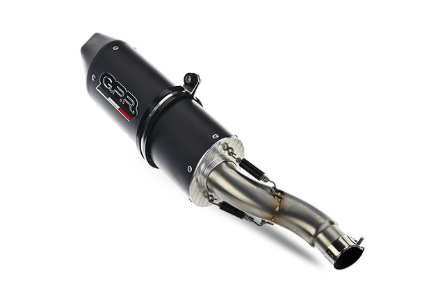 Kawasaki Versys 650 2017-2020 Exhaust GPR Full System Furore Nero