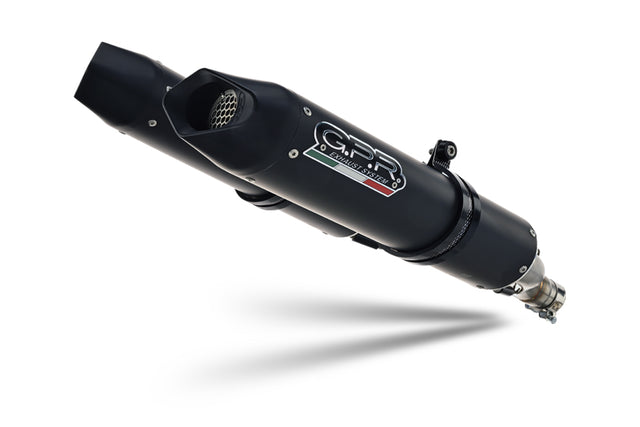 Aprilia Dorsoduro 1200 2011-2016 Exhaust GPR Double Slip-on Furore Evo4 Nero