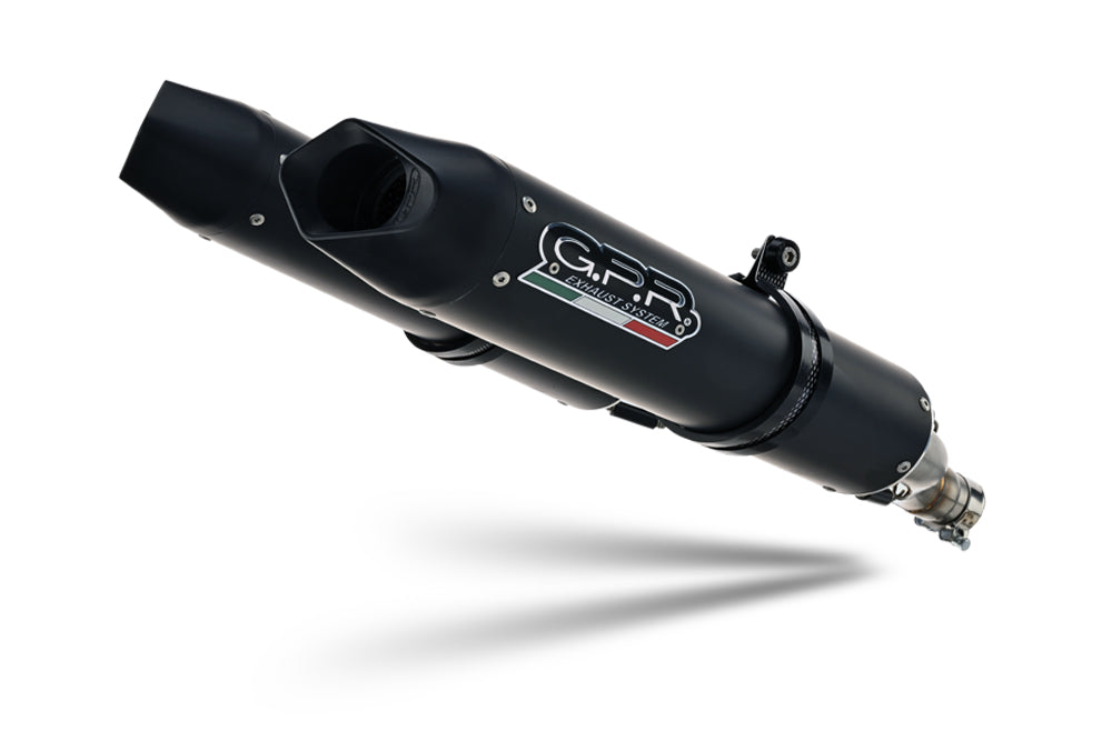 Aprilia Dorsoduro 900 2017-2020 Exhaust GPR Double Slip-on Furore Nero
