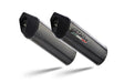 Ducati ST3 2004-2007 Exhaust GPR Double Slip-on Furore Poppy