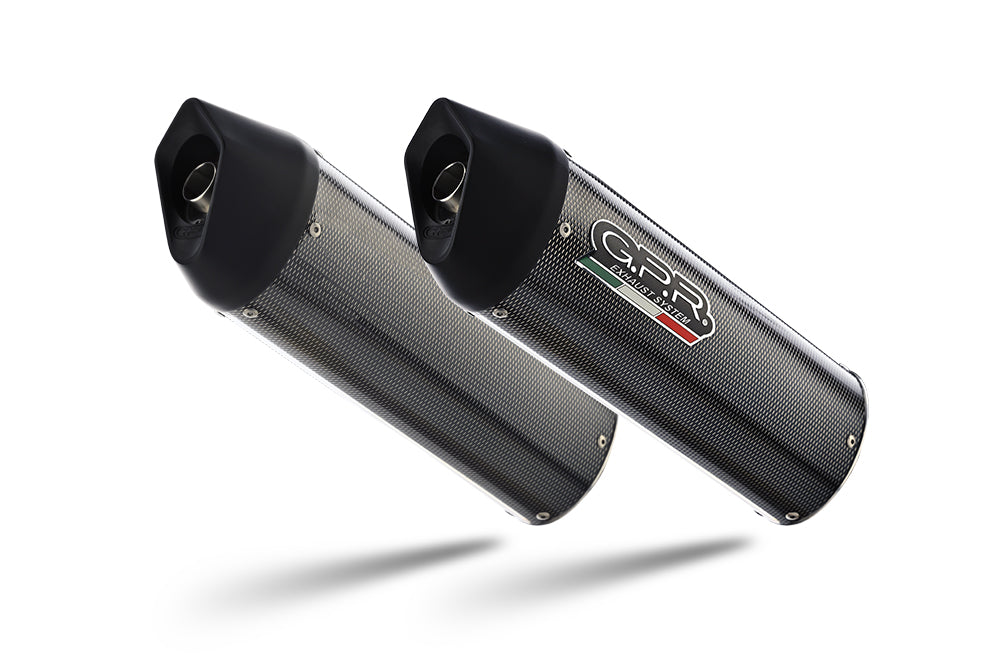 Ducati ST3 2004-2007 Exhaust GPR Double Slip-on Furore Poppy