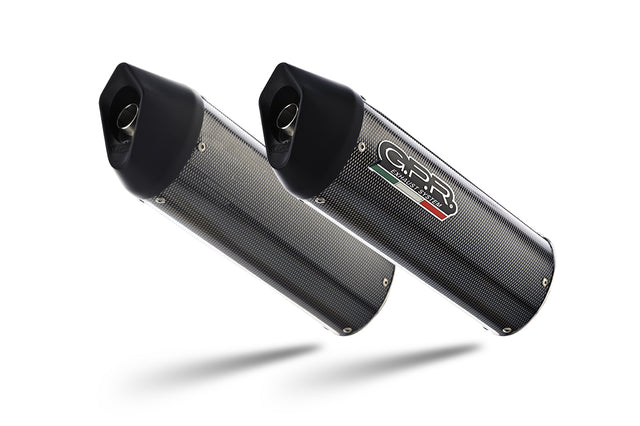 Ducati ST3 2004-2007 Exhaust GPR Double Slip-on Furore Poppy