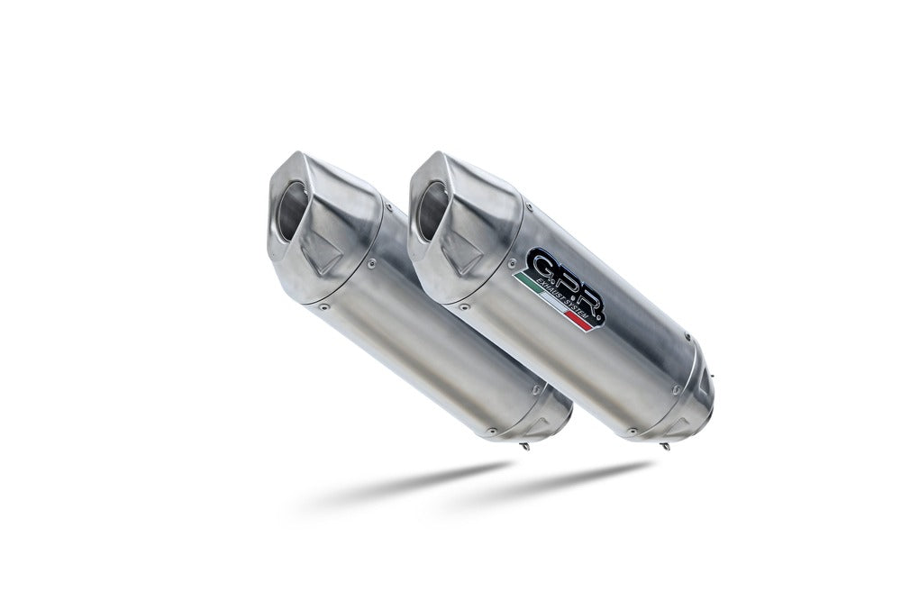 Kawasaki Z1000 2007-2009 Exhaust GPR Double Slip-on Furore-X Inox
