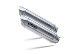 Kawasaki Klv 1000 2004-2007 Exhaust GPR Double Slip-on Furore-X Inox