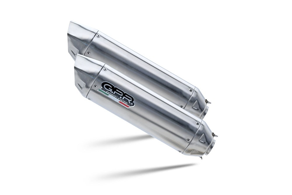 Ducati Monster 900 2001-2003 Exhaust GPR Double Slip-on Furore-X Inox High Level