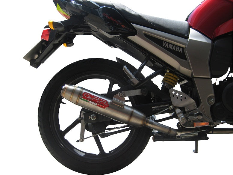 Yamaha FZ 16 Byson 160 2010 Exhaust GPR Full System Deeptone Inox