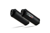 Yamaha Bt Bulldog 1100 2002-07 Exhaust GPR Double Slip-on Ghisa 